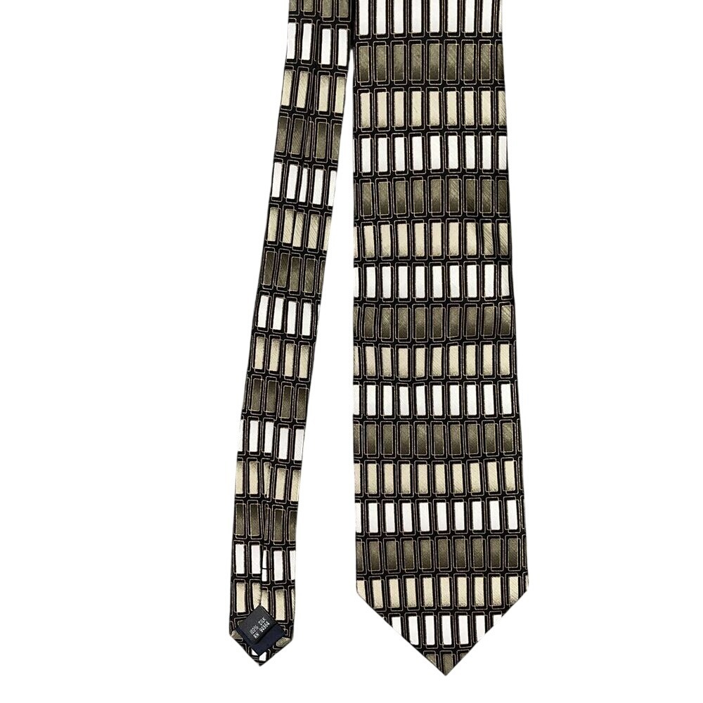 Stanley Blacker Silk Tie Mens 54" long 4" wide Business Formal Designer
